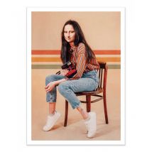 Affiche 30x40 Cm - Retro Mona - Jonas Loose - Wall Editions