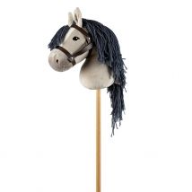Tête De Cheval Gris À Chevaucher - ByAstrup