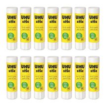 Lot 14 Bâtons De Colle Blanche Uhu 40g