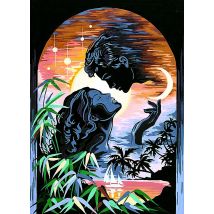 Canevas Antique Rêve Tropical 45x60cm - SEG