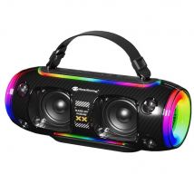 Enceinte Bluetooth Portable Étanche Rgb Pour Fêtes Et Activités Extérieures Noir Yonis - Yonis
