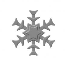 Perforatrice À Embosser Empreinte Relief Flocon De Neige - Rayher