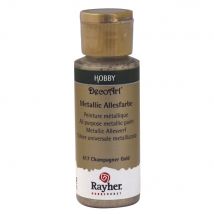 Peinture Métallique, Flacon 59 Ml, Cachemire Or - DecoArt