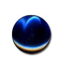 Lot De 6 Boutons En Forme De Bonbon Couleur Marine 13mm - MyMercerie