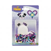 Perles A Repasser Petit Modele – Panda Coeur - Hama - Jaune