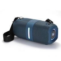 Enceinte Bluetooth Sans Fil Portable Extérieure Rouge Son Stéréo Puissant 360° Bleu Yonis - Yonis