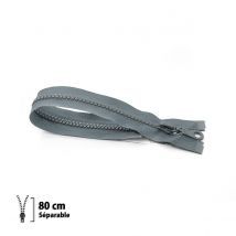 Fermeture Éclair Z54 - Moulée 6mm Séparable - 80 Cm - Eclair Prym