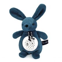 Veilleuse Bebe Musicale - Lapin Dorlotin Bleu Mineral - Mailou