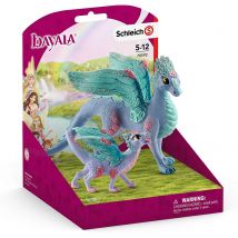 Bayala - Dragon Aux Fleurs, Maman Et Bébé - Schleich