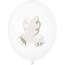 6 Ballons Colombe - Annikids