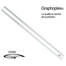Règle Picas 2 Biseaux Blancs + Bosselage 50 Cm - Graphoplex