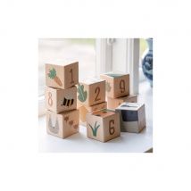 Puzzle En Blocs De Bois Woodland - Sebra