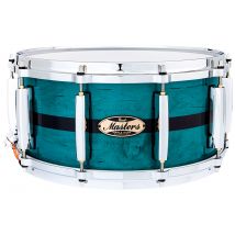 Mp4c1465sc-850 Masters Maple Pure Custom Aqua Turquoise Stripe 14 X 6,5 Pearl