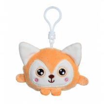 Peluche - Squishimals Sparkle Porte-clés - Renard Sparki 8 Cm - Gipsy Toys