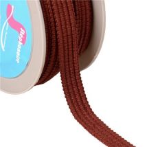 Bobine 20m Galon Quatre Cordons 15mm Orange Rouille Foncé - My mercerie