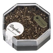 Delica-rocailles, 1,6 Mm Métallic, Boîte, Topaze Fumée, 4g - Miyuki