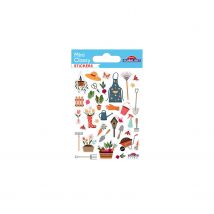 Stickers Jardinage - 7,5 X 10 Cm - Global Gift