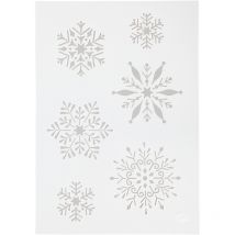 Pochoir A4 Flocons - 1 Pce - Viva Decor