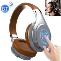 Casque Audio Bluetooth Sans Fil Avec Micro Et Basse Puissante Pour Tous Appareils Marron Yonis - Yonis