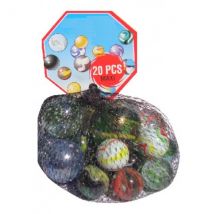 Filet De 20 Calots - Boulards - Lot - Jeu De Recréation - Bille - Kim'Play