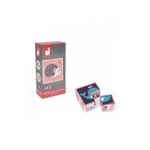 Mes Premiers Cubes Bebes Animaux - Janod - Rose - Jura Toys