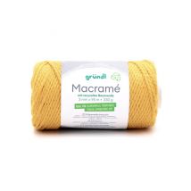 Bobine De Corde Macrame 330 Gr - Gründl 4 Jaune