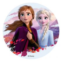 Disque Elsa Et Anna - Reine Des Neiges 2 (20 Cm) - Azyme - Dekora