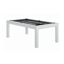 Billard Charme Blanc - Drap Gris Ardoise - René Pierre