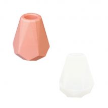 Silicone Mold 7cm X 7cm - Faceted Vase - Jesmonite