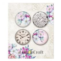 4 Badges Métal Décoration Embelissement Scrapbooking Lemoncraft Next To Me 457 - LEMONCRAFT