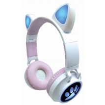 Casque Sans Fil Rechargeable Lumineux Avec Oreilles De Chat - Lexibook