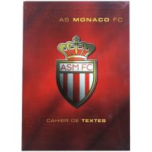 Cahier De Texte As Monaco - 6 Onglets - La Plume Doree
