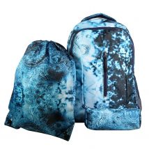 Set De Sac À Dos, Sac Gym Et Trousse Bleu Bagtrotter - Bagtrotter