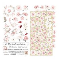 12 Papiers Scrapbooking Motifs À Découper 15,5 X 30, 5 Cm Craft O Clock A Cordiale Invitation 653257 - No Name