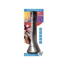 Micro De Karaoke Portable – Argente - Rouge - Mgm