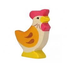 Figurine Holtztiger Poule Debout