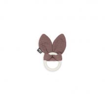 Anneau De Dentition En Silicone Bunny Ears Chataigne - Jollein