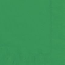 20 Serviettes - Vert Emeraude - Annikids