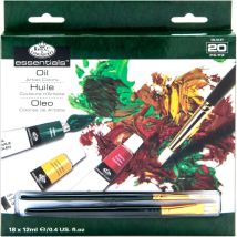 Peinture À L'Huile - 18 Tubes De 12ml - Assortiment De Couleurs - Royal & Langnickel - Royal & Langnickel Mix-tique