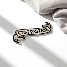 Patch Brodé Thermocollant “c’est Pas Faux” – Kaamelott - Saperlipopette by Léna