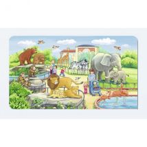 Puzzle Avec Cadre - Visite Des Animaux Du Zoo 15 Pièces - Ravensburger - 061167 - Ravensburger