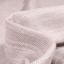 Tissu Toile Casual Aspect Lin Grande Largeur Gris Chiné - Au Mètre - Craftine