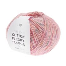 Pelote De Coton Creative Cotton Flecky Fleece Dk - Rico Design Rose (009 - Candy)