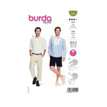 Patron Burda 5895 - Chemise Du 46 Au 56 (fr) Taille N°fr 46-56