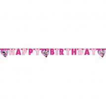 Guirlande Lettres Happy Birtdhay Minnie Junior - Annikids