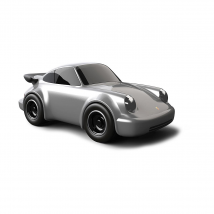 Véhicule Jouet - Porsche 911 Argent - Baghera