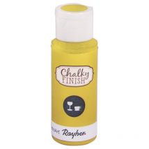 Chalky Finish For Glass, Flacon 59ml, Jaune Lumineux