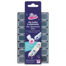 Diam's Boîte De Rangement Pour Strass 28 Pots - Diam's