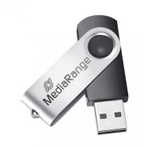Clé Usb 16go Mediarange 2.0 Argent - Tx