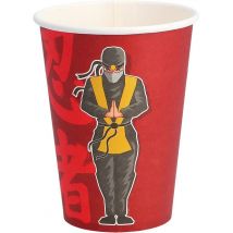 8 Gobelets Ninja - Boland
